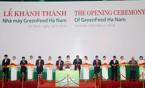 Hà Nam Khánh thành nhà máy Green feed trị giá 37 triệu usd