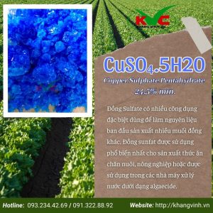 CuSO4.5H2O (Dạng cục) – Việt Nam